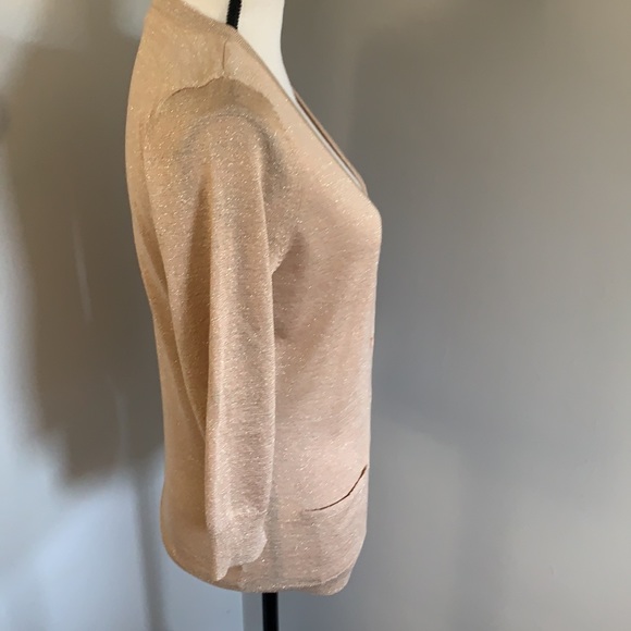 New York & Company cardigan metallic NWT $70 - Picture 4 of 9